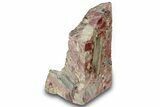 Free-Standing, Polished Brecciated Chert Section - Australia #317914-1
